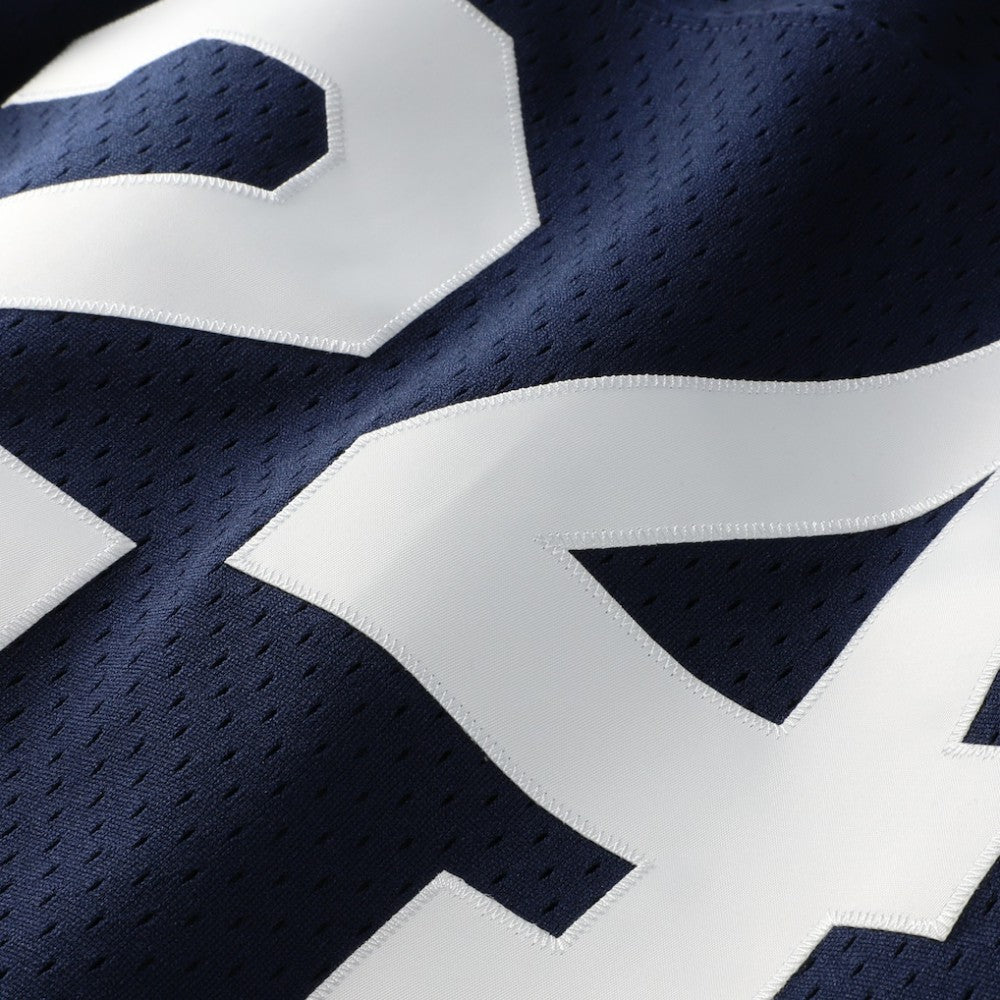 Rickey Henderson New York Yankees Cooperstown Collection Mesh Batting Practice Button-Up Jersey - Navy | Mitchell & Ness