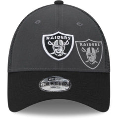 Las Vegas Raiders New Era Youth Reflect 9FORTY Adjustable Hat - Graphite discount