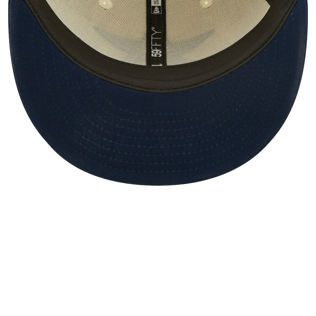 Dallas Cowboys New Era 2022 Sideline 59FIFTY Fitted Hat - Cream/Navy sale