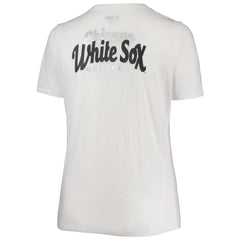Chicago White Sox Women's Plus Size 2-Hit Front Knot T-Shirt - White | New Era