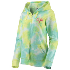 Boston Red Sox Women's Tie-Dye Full-Zip Hoodie - White | New Era