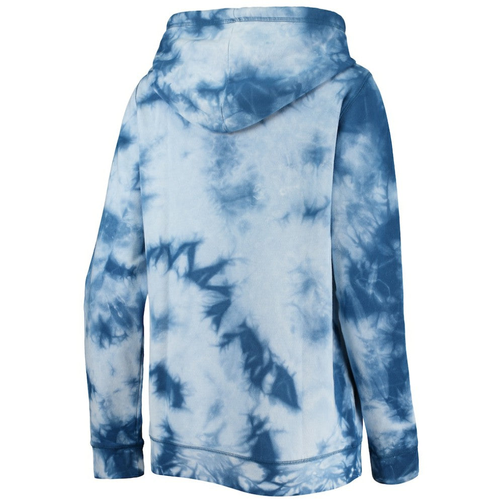 Chicago Cubs Women's Tie-Dye Full-Zip Hoodie - Royal | New Era