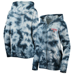 Minnesota Twins Women's Tie-Dye Full-Zip Hoodie - Navy | New Era