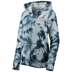St. Louis Cardinals Women's Tie-Dye Full-Zip Hoodie - Navy | New Era