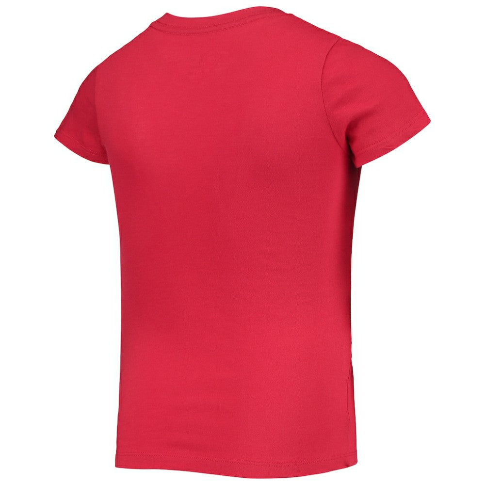 Washington Nationals Girls Youth Flip Sequin Team T-Shirt - Red | New Era