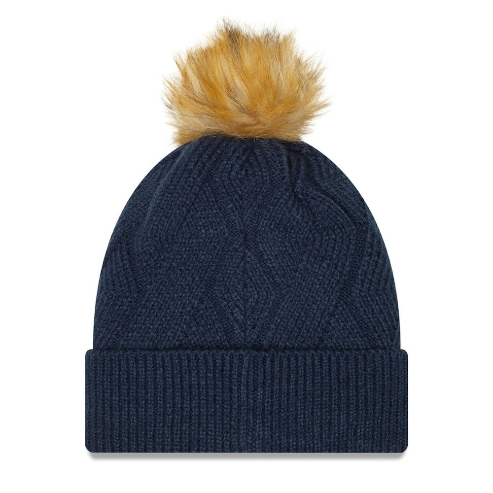 Dallas Cowboys New Era Women's Snowy Cuffed Knit Hat with Pom - Navy online