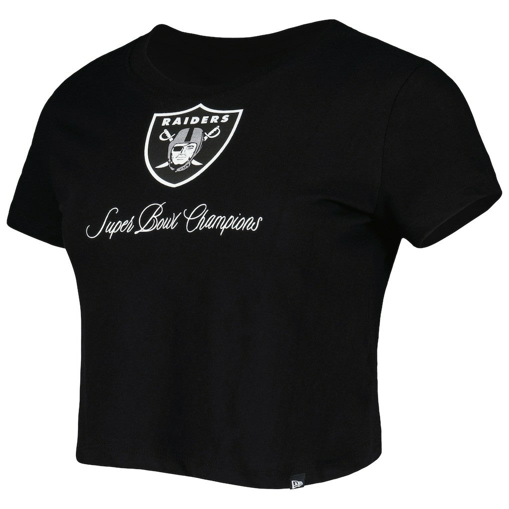 Las Vegas Raiders New Era Women's Historic Champs T-Shirt - Black sale