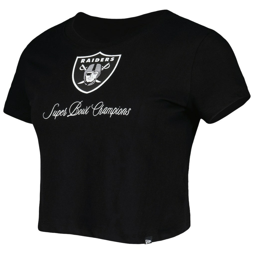Las Vegas Raiders New Era Women's Historic Champs T-Shirt - Black sale