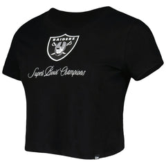 Las Vegas Raiders New Era Women's Historic Champs T-Shirt - Black sale