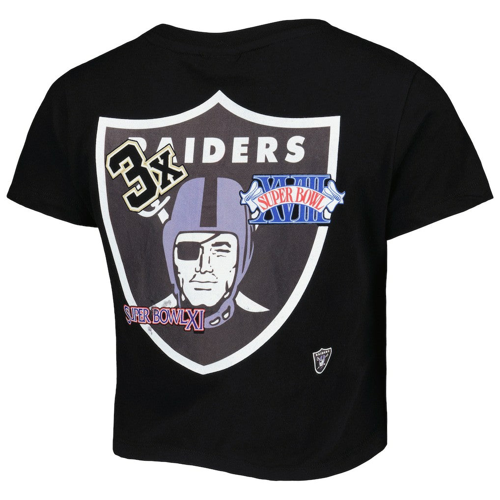 Las Vegas Raiders New Era Women's Historic Champs T-Shirt - Black sale