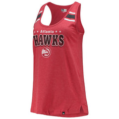 Atlanta Hawks Women's Scoop-Neck Racerback Tank Top - Red | New Era sale