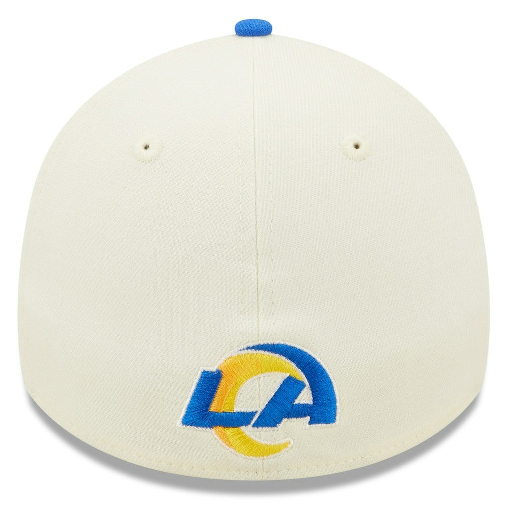 Los Angeles Rams New Era 2022 Sideline 39THIRTY 2-Tone Flex Hat - Cream/Royal online
