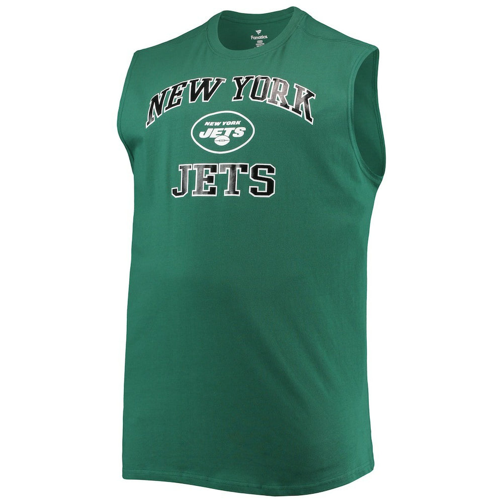 New York Jets Big & Tall Muscle Tank Top - Green for sale