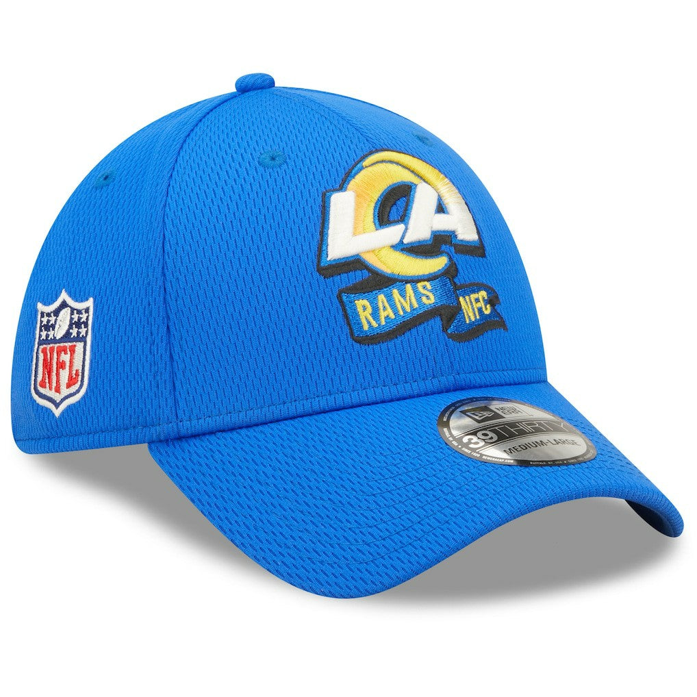 Los Angeles Rams New Era 2022 Sideline 39THIRTY Coaches Flex Hat - Royal on sale