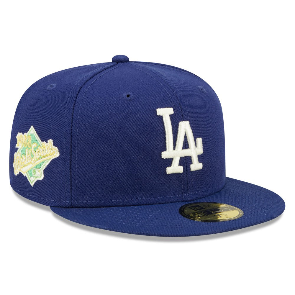 Los Angeles Dodgers 1988 World Series Champions Citrus Pop UV 59FIFTY Fitted Hat - Royal | New Era