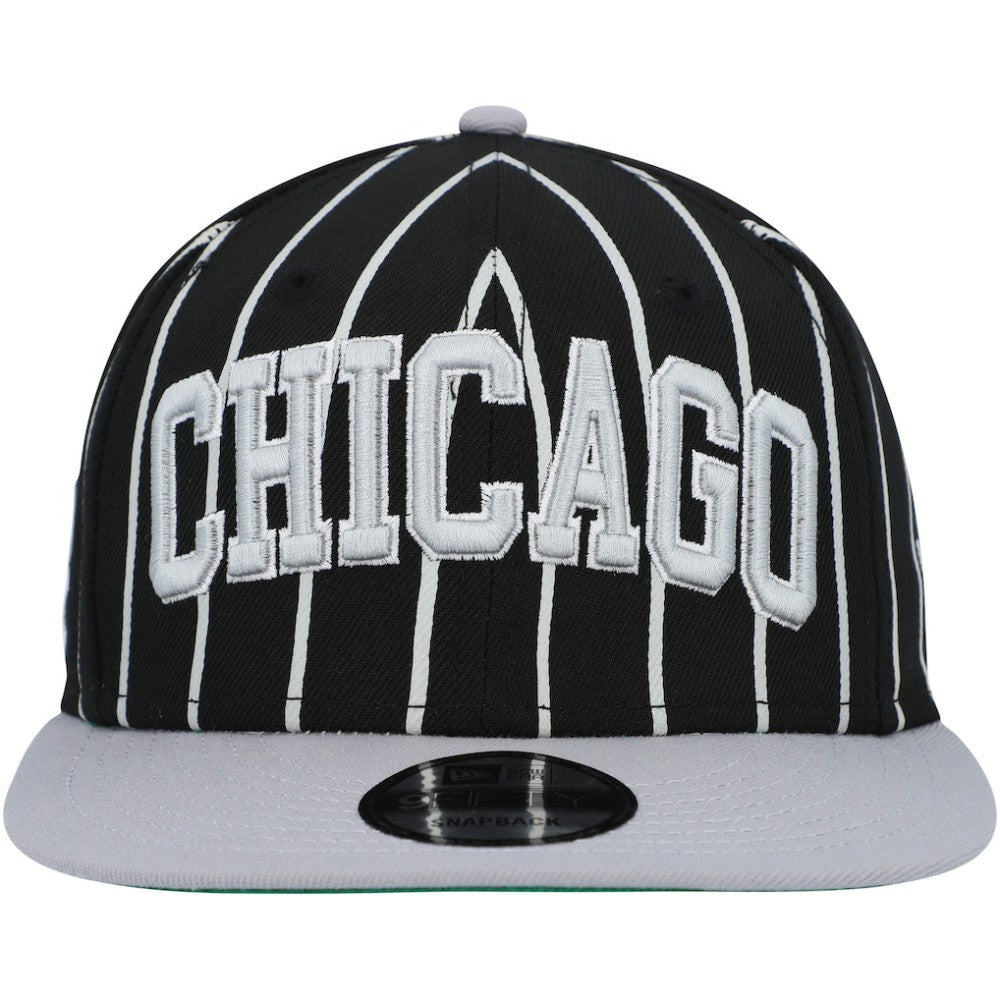 Chicago White Sox City Arch 9FIFTY Snapback Hat - Black/Gray | New Era