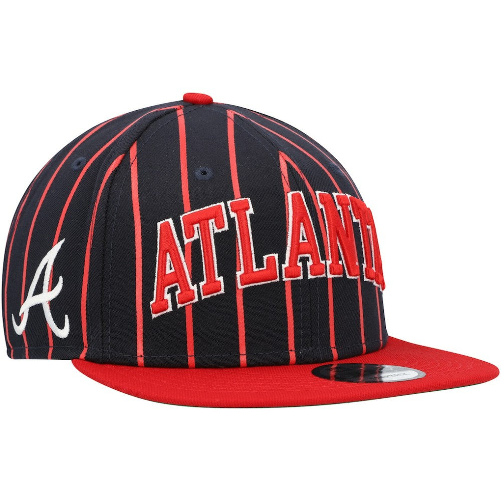 Atlanta Braves City Arch 9FIFTY Snapback Hat - Navy/Red | New Era
