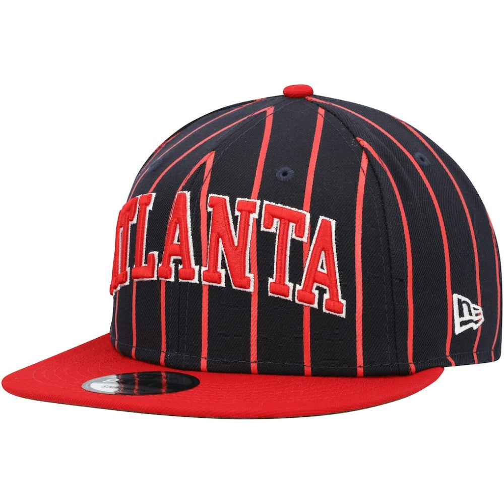 Atlanta Braves City Arch 9FIFTY Snapback Hat - Navy/Red | New Era