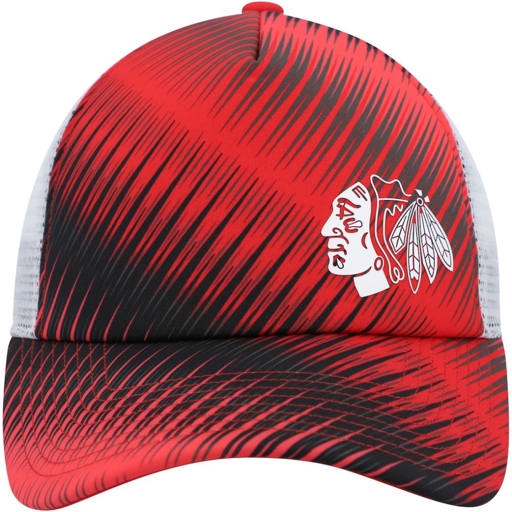 Chicago Blackhawks adidas Women's Graphic Foam Trucker Snapback Hat Red/White