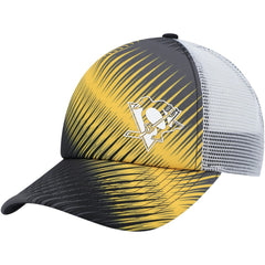 Pittsburgh Penguins adidas Women's Graphic Foam Trucker Snapback Hat Black/White