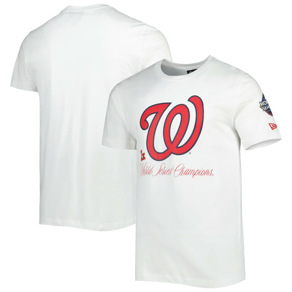 Washington Nationals Historical Championship T-Shirt - White | New Era