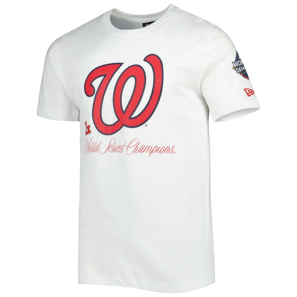 Washington Nationals Historical Championship T-Shirt - White | New Era