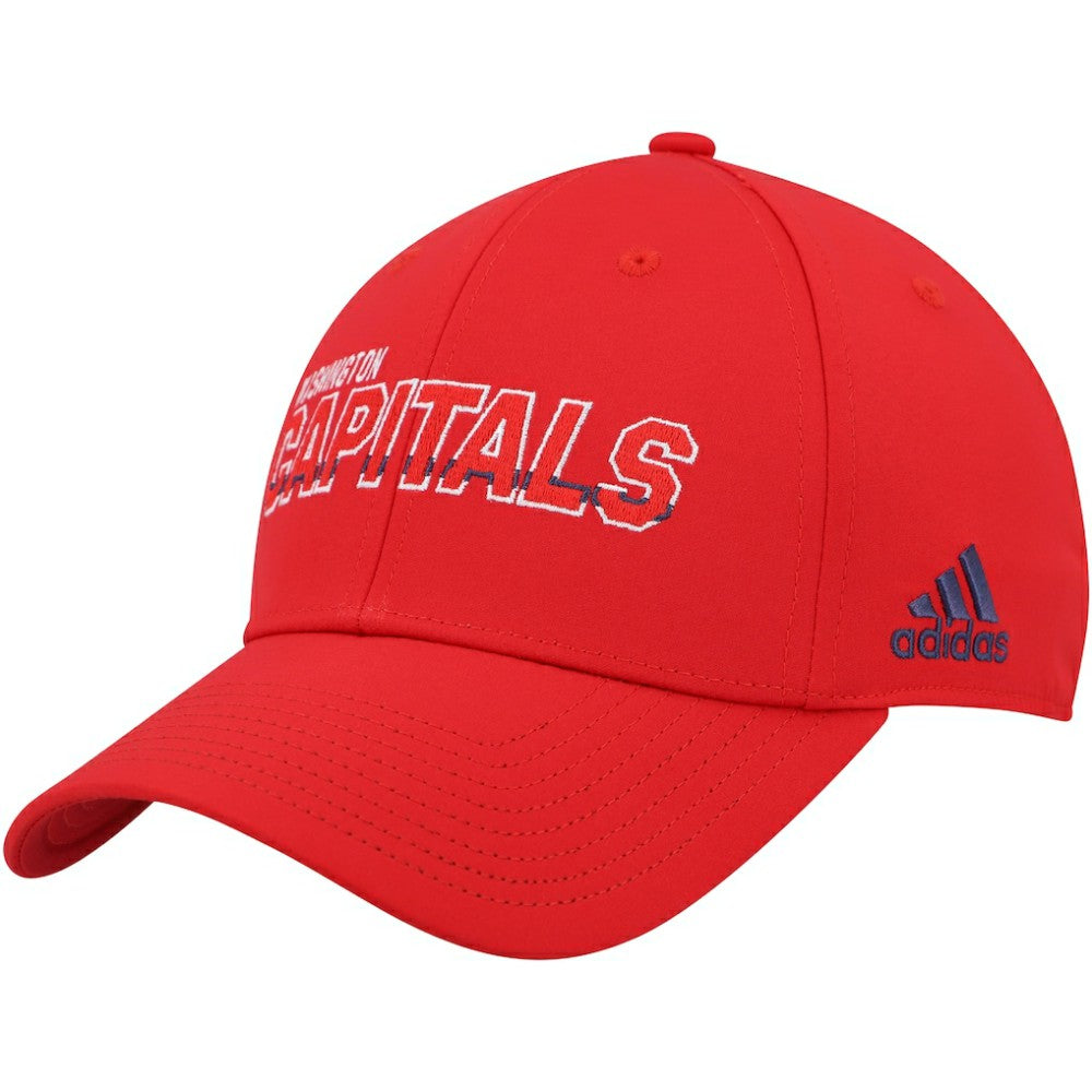 Washington Capitals adidas Team Bar Flex Hat Red
