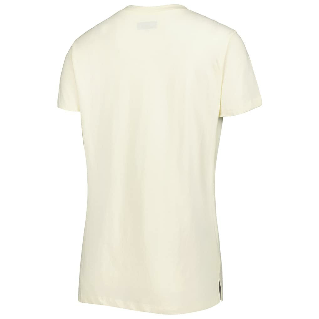 Indianapolis Colts New Era Women's Chrome Sideline T-Shirt - Cream on sale