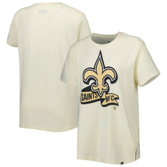 New Orleans Saints New Era Women's Chrome Sideline T-Shirt - Cream online