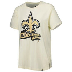 New Orleans Saints New Era Women's Chrome Sideline T-Shirt - Cream online