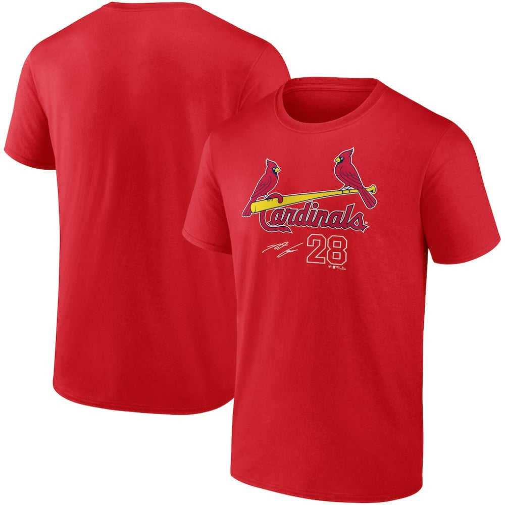Nolan Arenado St. Louis Cardinals Player Name & Number T-Shirt - Red