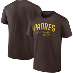 Fernando Tatis Jr. San Diego Padres Player Name & Number T-Shirt - Brown