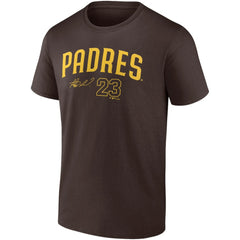 Fernando Tatis Jr. San Diego Padres Player Name & Number T-Shirt - Brown