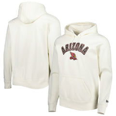 Arizona Cardinals New Era Sideline Chrome Pullover Hoodie - Cream online