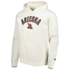 Arizona Cardinals New Era Sideline Chrome Pullover Hoodie - Cream online