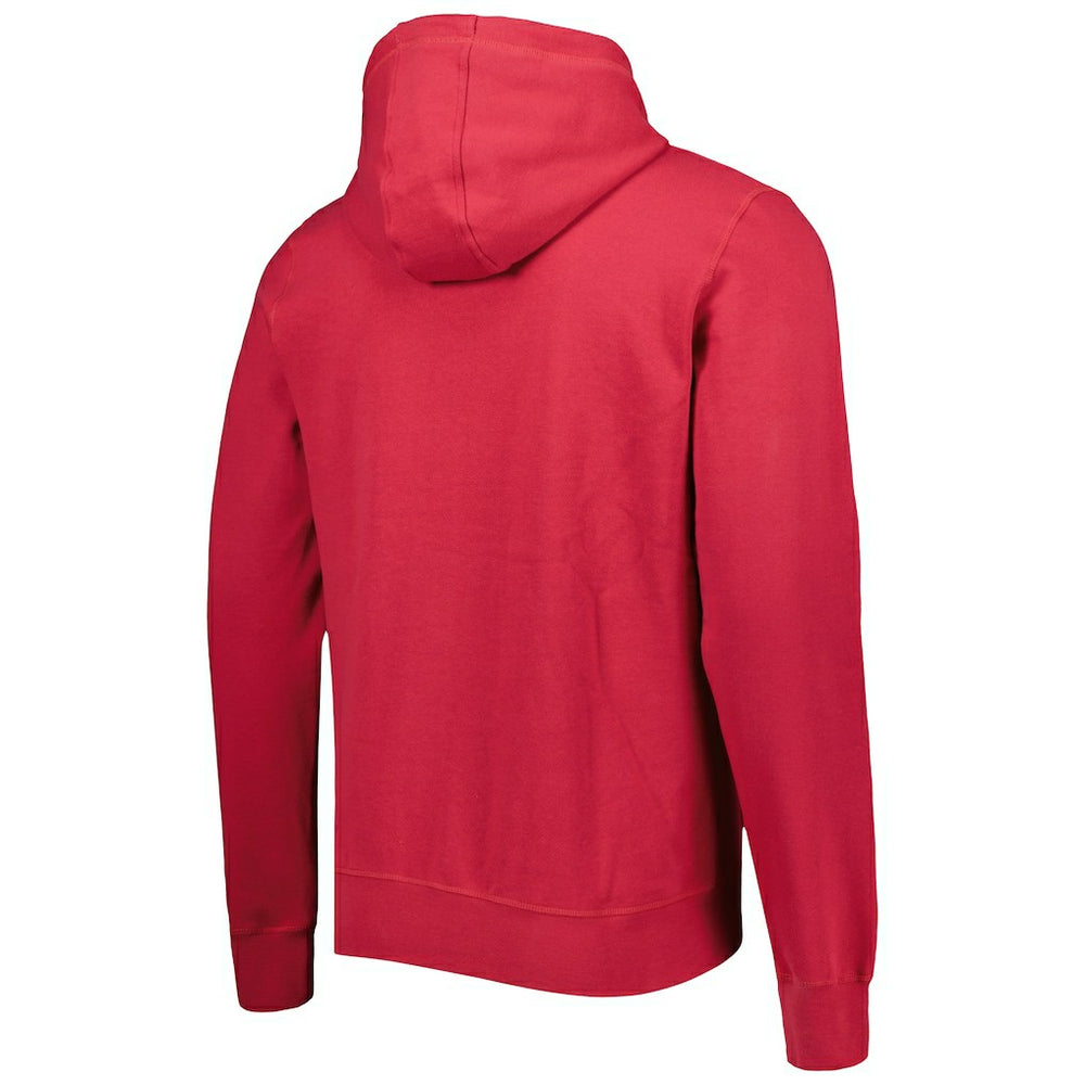Arizona Cardinals New Era Ink Dye Pullover Hoodie - Cardinal on sale