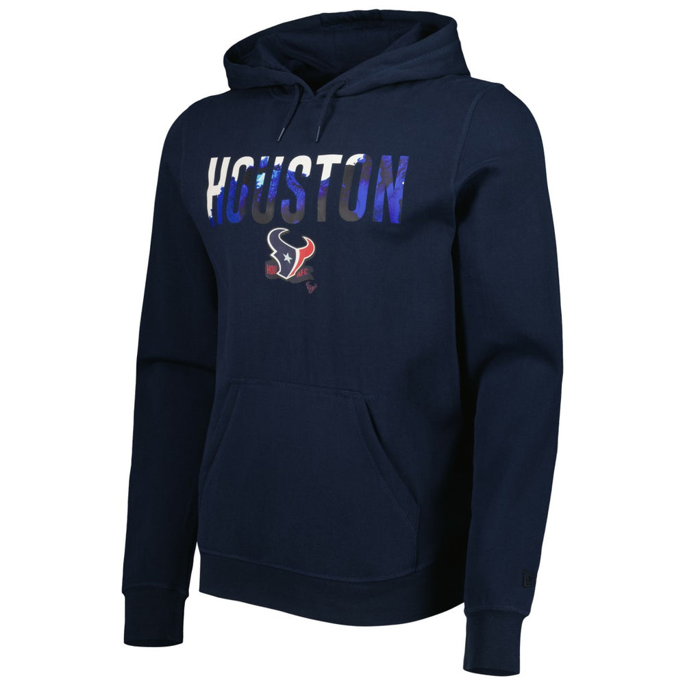 Houston Texans New Era Ink Dye Pullover Hoodie - Navy online