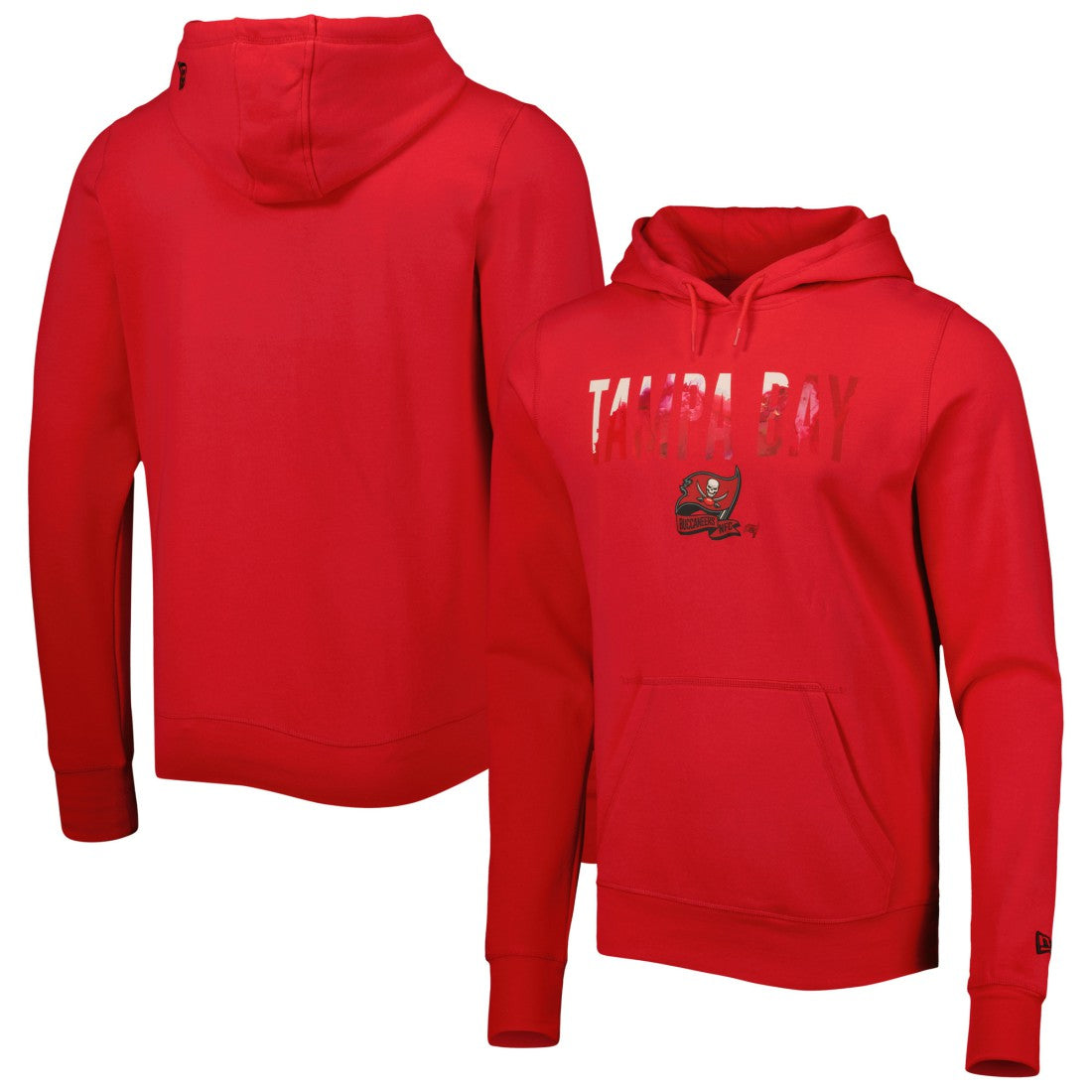 Tampa Bay Buccaneers New Era Ink Dye Pullover Hoodie - Red online