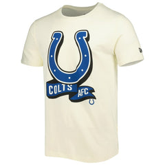 Indianapolis Colts New Era Sideline Chrome T-Shirt - Cream sale