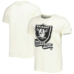 Las Vegas Raiders New Era Sideline Chrome T-Shirt - Cream cheap