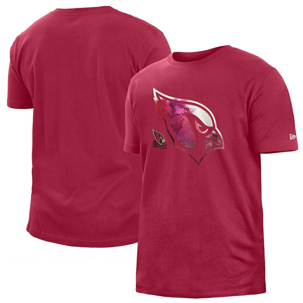 Arizona Cardinals New Era 2022 Sideline Ink Dye T-Shirt - Red outlet
