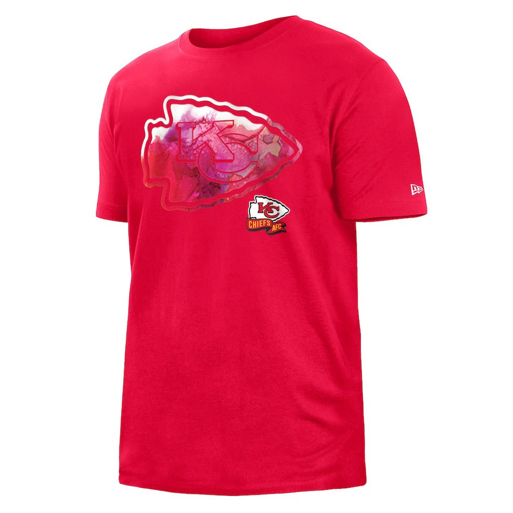 Kansas City Chiefs New Era 2022 Sideline Ink Dye T-Shirt - Red sale