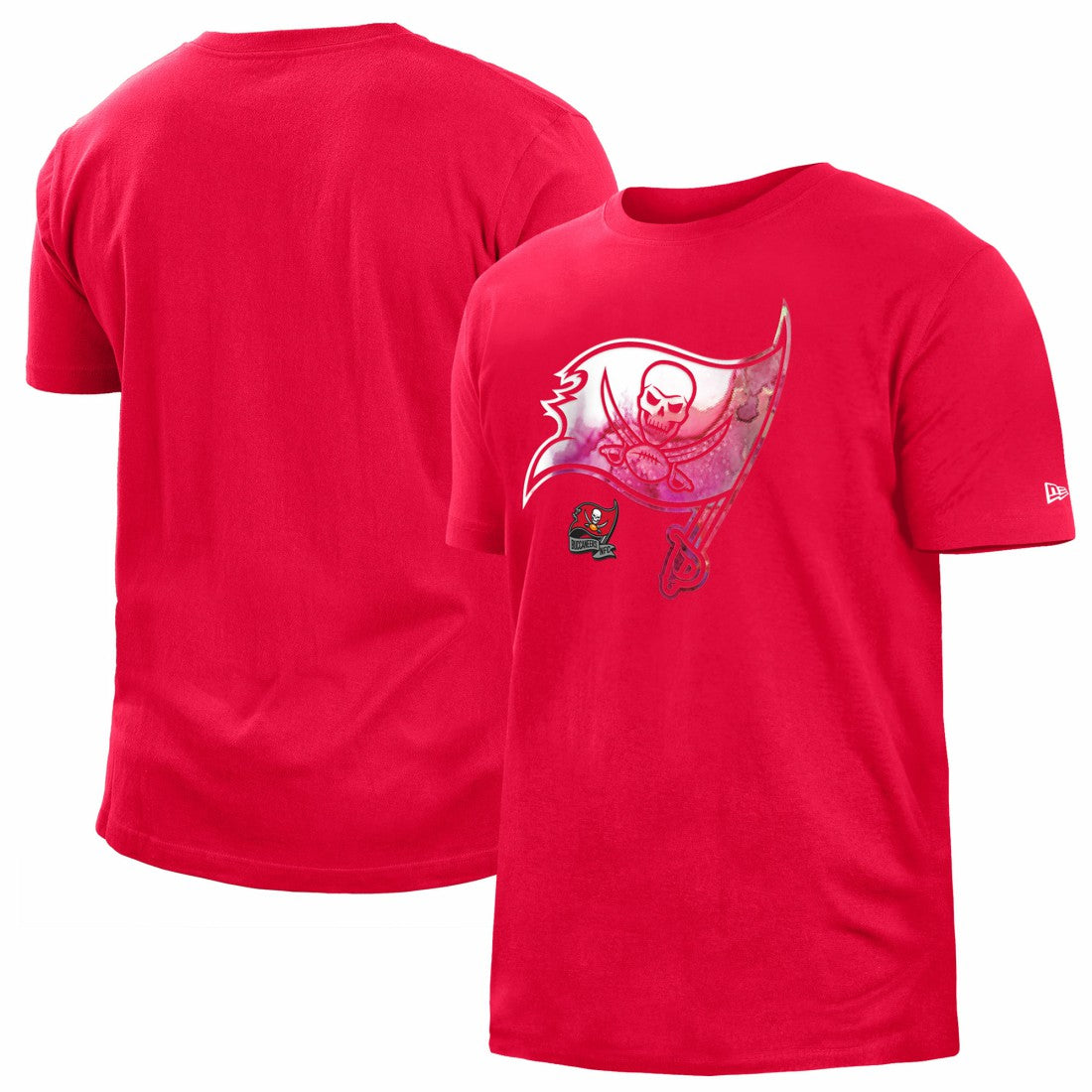 Tampa Bay Buccaneers New Era 2022 Sideline Ink Dye T-Shirt - Red for sale