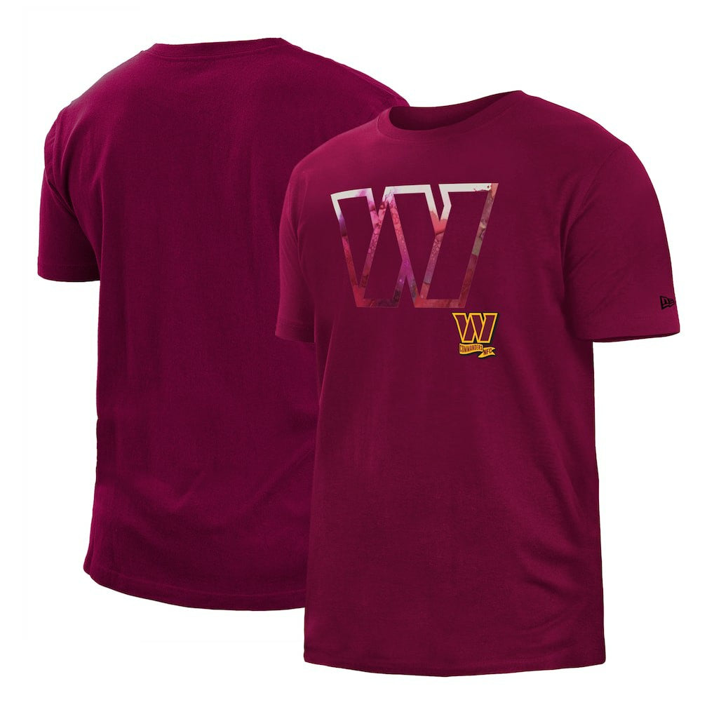 Washington Commanders New Era 2022 Sideline Ink Dye T-Shirt - Burgundy cheap