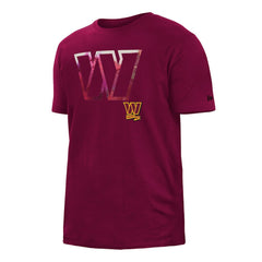 Washington Commanders New Era 2022 Sideline Ink Dye T-Shirt - Burgundy cheap