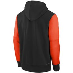 Baltimore Orioles Youth Authentic Collection Performance Pullover Hoodie - Black/Orange | Nike