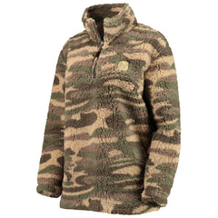 New Jersey Devils G-III Sports by Carl Banks Women's Sherpa Quarter-Zip Jacket Camo