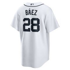 Javier Baez Detroit Tigers Home Replica Player Jersey - White | Nike