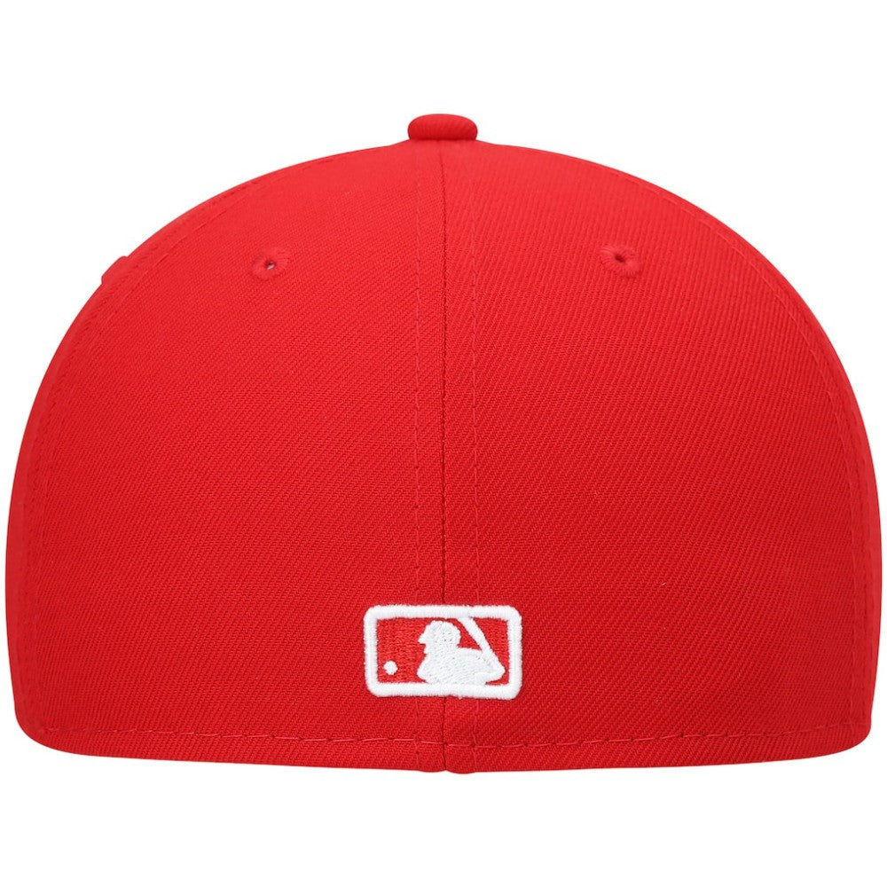 San Diego Padres White Logo 59FIFTY Fitted Hat - Red | New Era