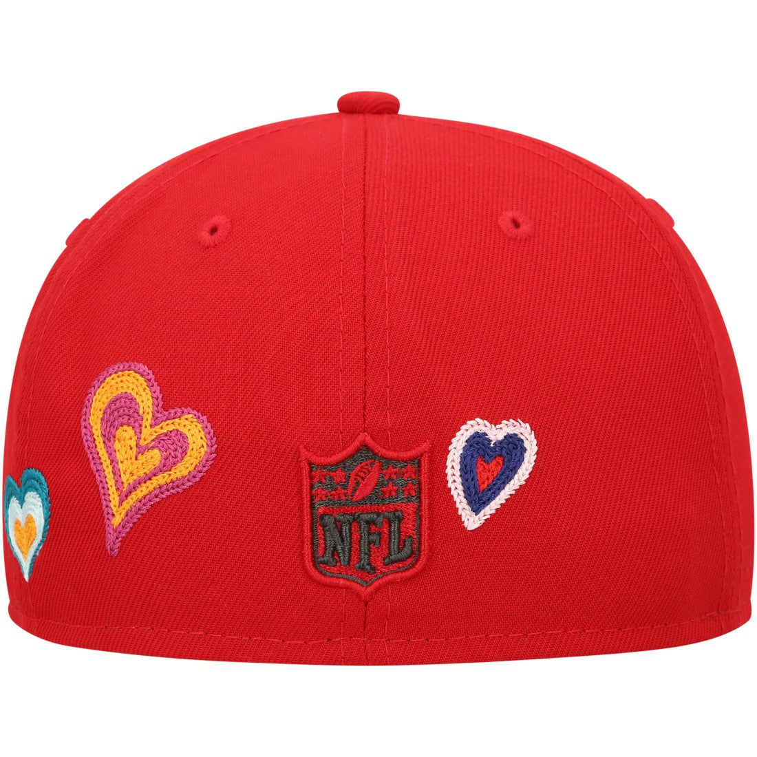 Tampa Bay Buccaneers New Era Chain Stitch Heart 59FIFTY Fitted Hat - Scarlet sale
